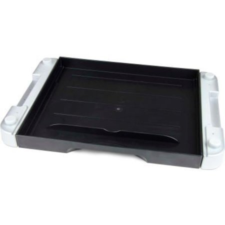 AOK GROUP INC Dyconn MPSSD Optional Tray for Dyconn Monitor/Printer Stand, Black/Silver MPSSD